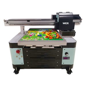 impressora digital uv do leito do tamanho 402 do a2 para a garrafa cosmética acrílica